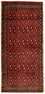 Turkaman-tæppe - 130 x 60 cm - rød