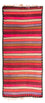 Løber Kelim-tæppe - gammelt - 340 x 160 cm - flerfarvet