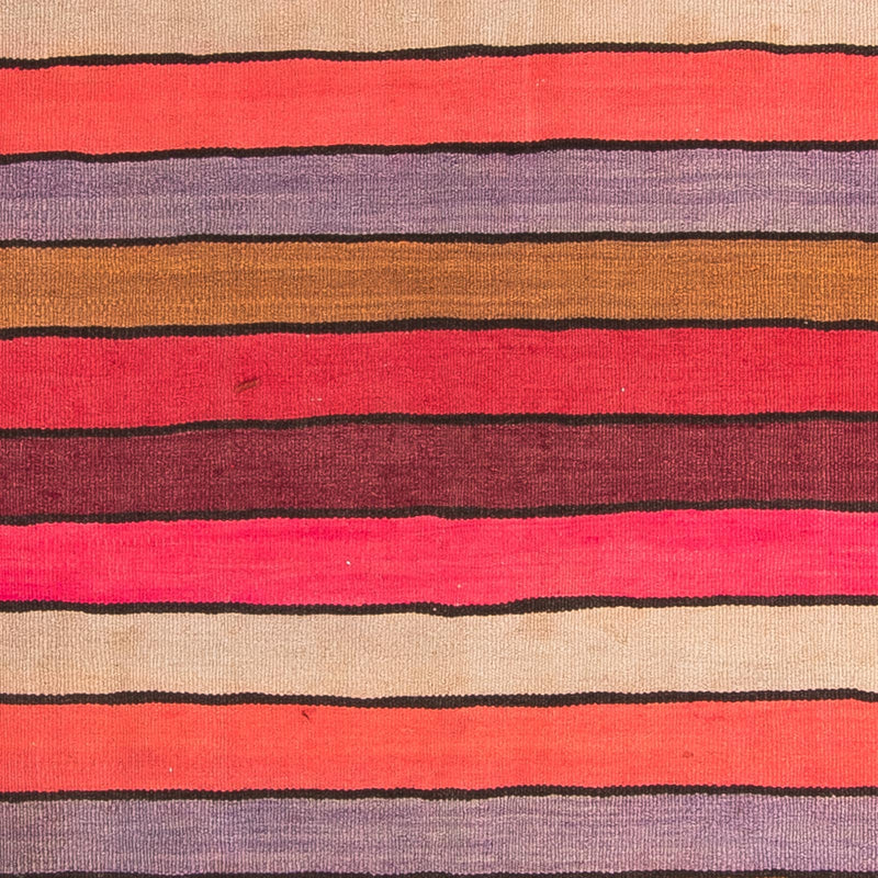 Løber Kelim-tæppe - gammelt - 340 x 160 cm - flerfarvet