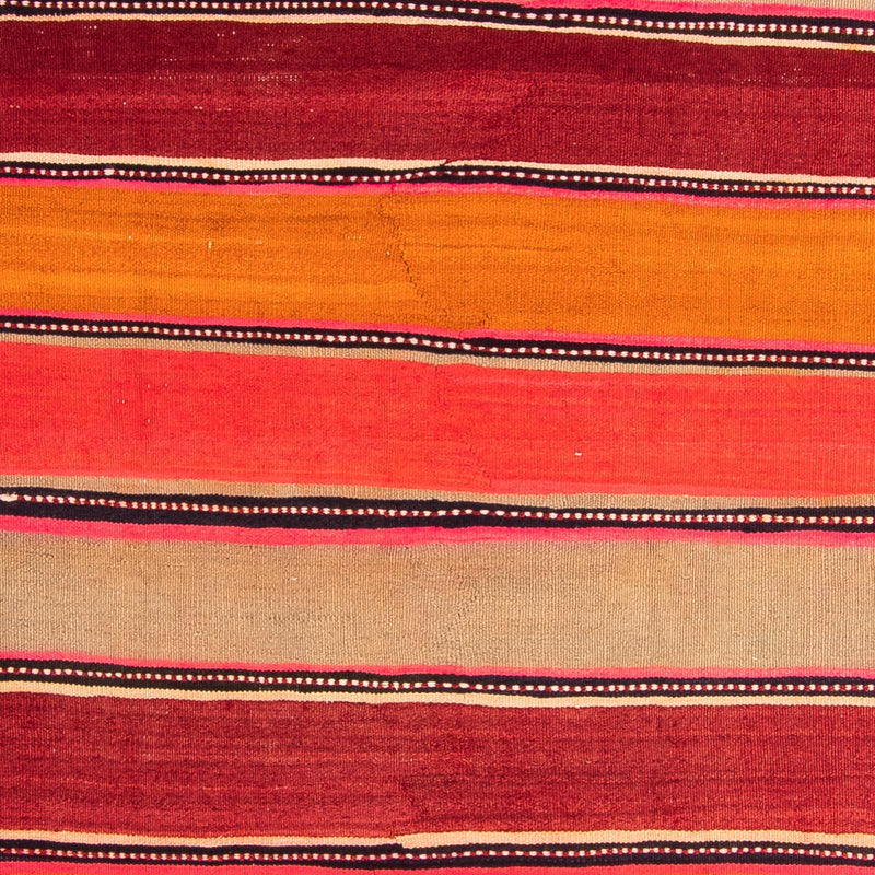 Løber Kelim-tæppe - gammelt - 360 x 170 cm - flerfarvet