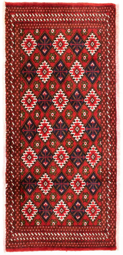 Turkaman-tæppe 60x130cm - Persisk tæppe