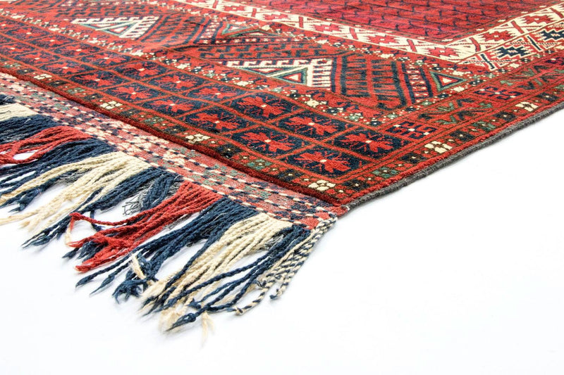 Afghansk tæppe - Hatshlu - 293 x 203 cm - rød