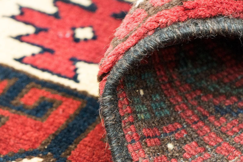 Afghansk tæppe - Hatshlu - 293 x 203 cm - rød