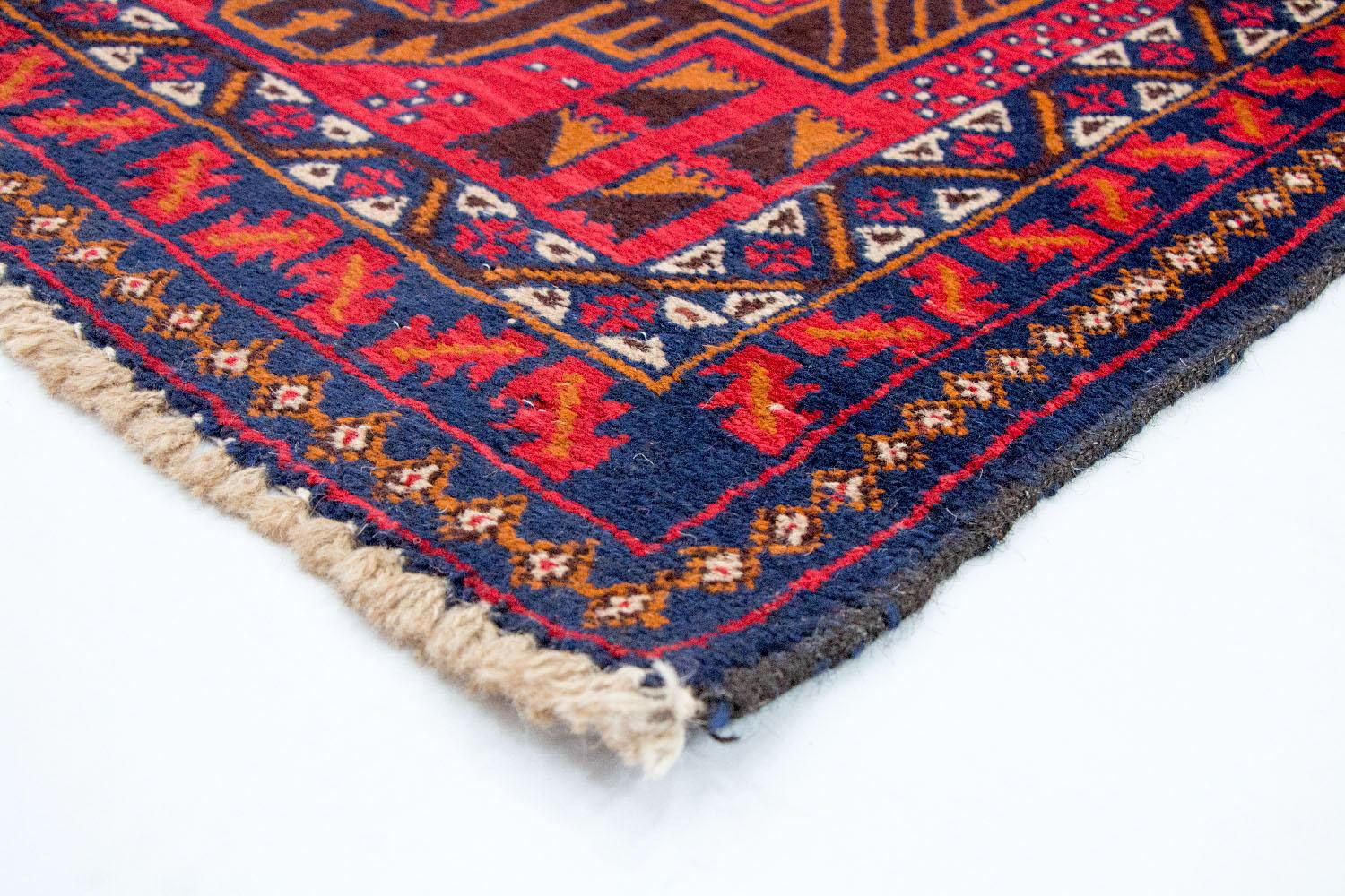Baluch-tæppe - 142 x 84 cm - rød