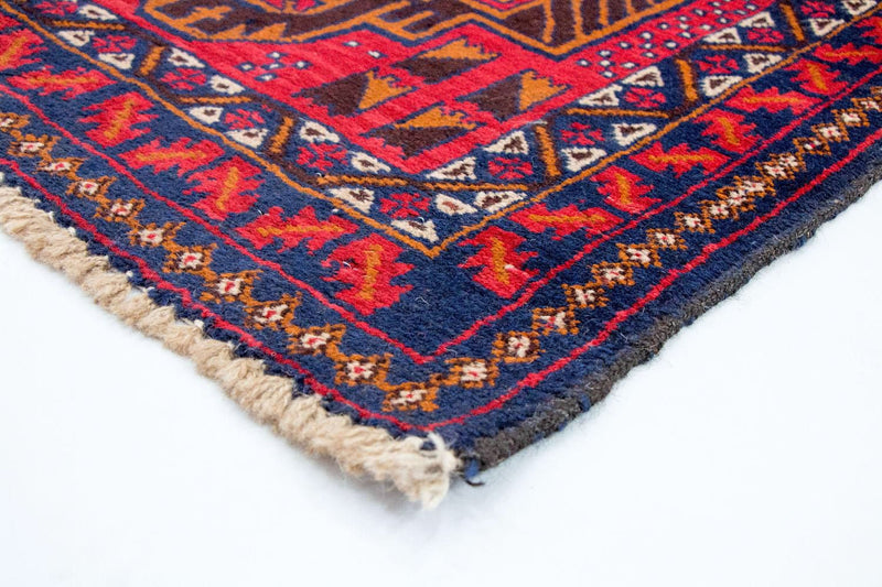 Baluch-tæppe - 142 x 84 cm - rød