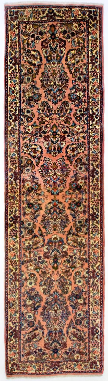 Løber Persisk tæppe - Classic - 288 x 78 cm - pink