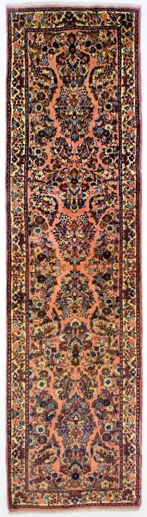 Løber Persisk tæppe - Classic - 288 x 78 cm - pink