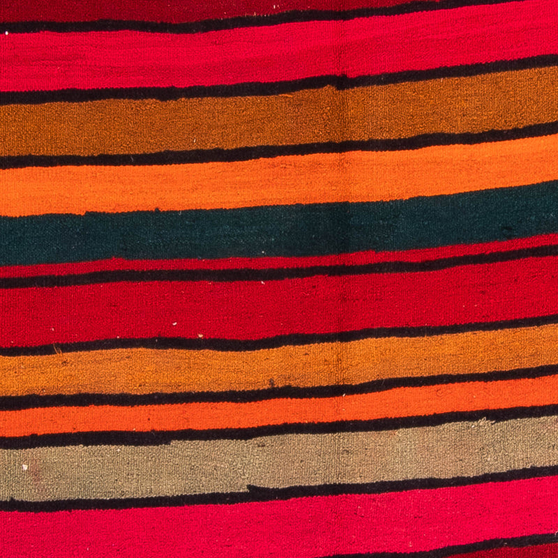 Løber Kelim-tæppe - gammelt - 350 x 150 cm - flerfarvet
