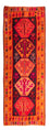 Løber Kelim-tæppe - gammelt - 360 x 140 cm - flerfarvet