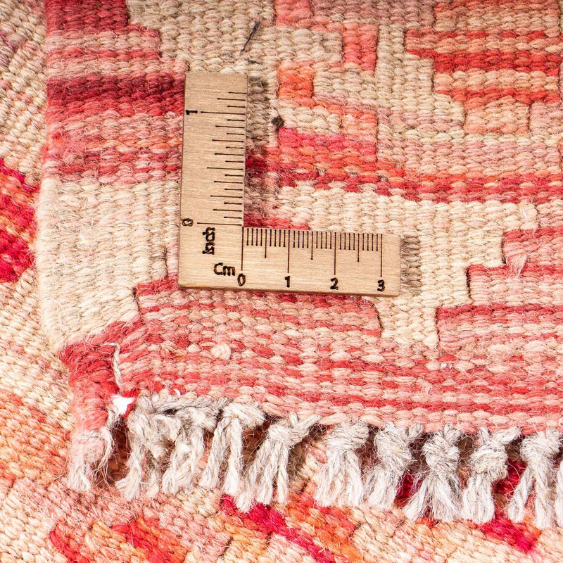 Kelim Carpet - Splash - 185 x 101 cm - lysrød