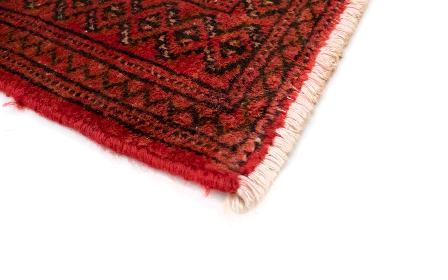Turkaman-tæppe - 130 x 60 cm - rød