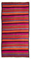 Kelim-tæppe - gammelt - 340 x 190 cm - flerfarvet