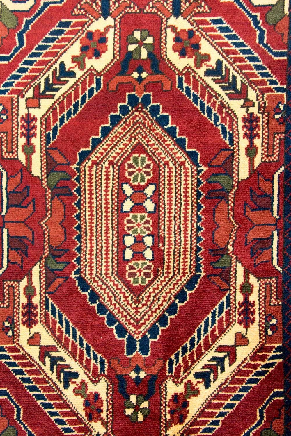 Løber Afghansk tæppe - Hatshlu - 307 x 83 cm - rød