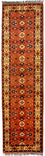 Løber Afghansk tæppe - Hatshlu - 305 x 84 cm - orange