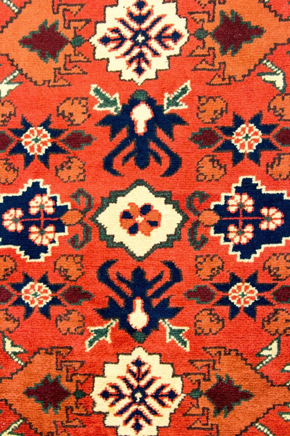 Løber Afghansk tæppe - Hatshlu - 305 x 84 cm - orange