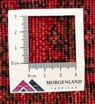 Turkaman-tæppe - 130 x 60 cm - rød