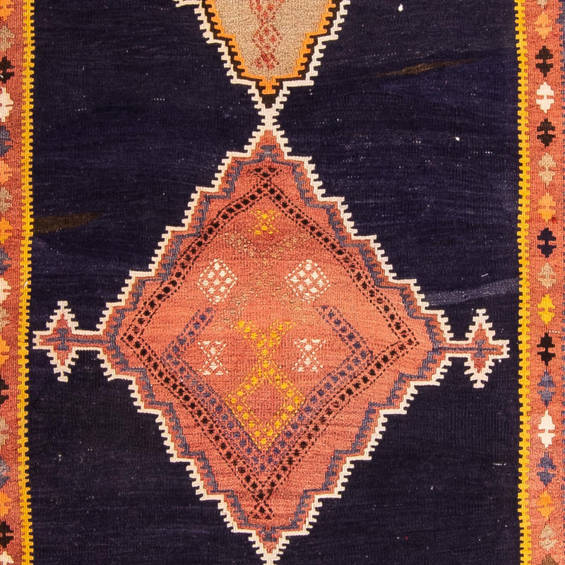 Løber Kelim-tæppe - gammelt - 330 x 120 cm - flerfarvet