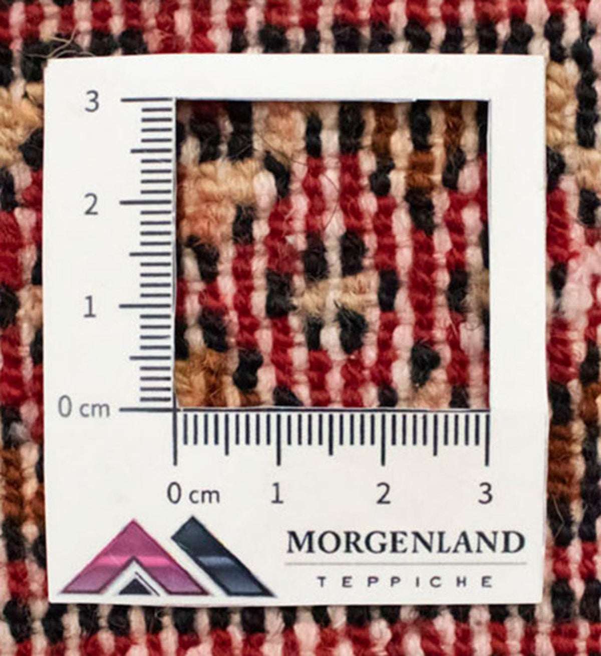 Turkaman-tæppe - 130 x 60 cm - rød