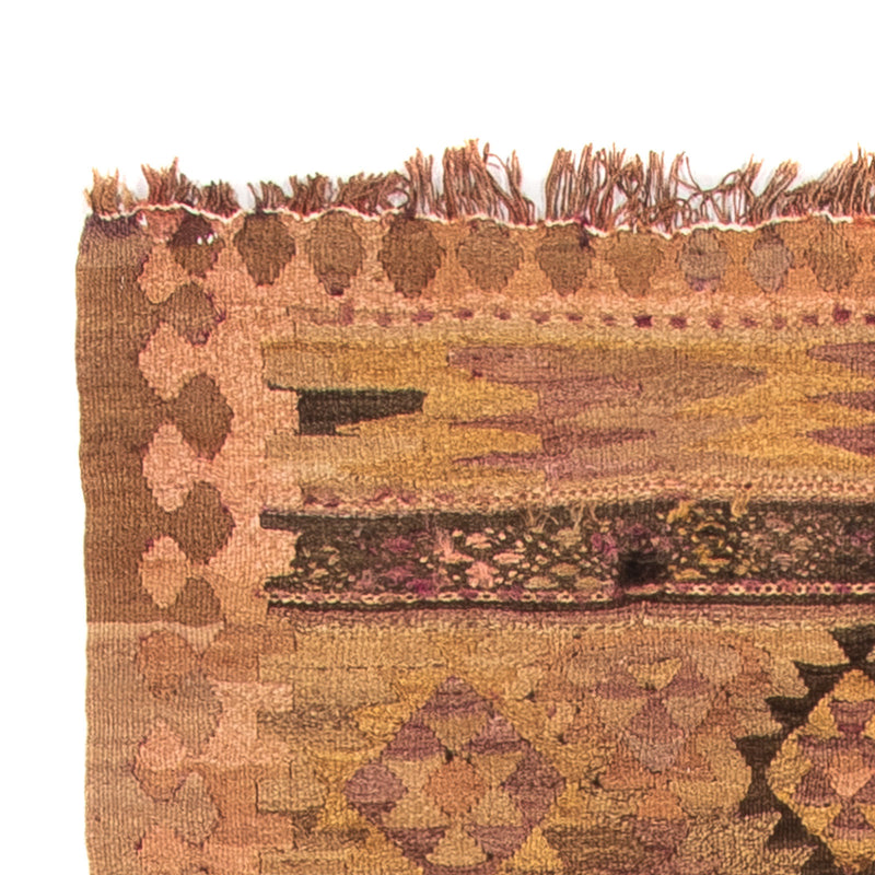 Løber Kelim-tæppe - gammelt - 260 x 110 cm - flerfarvet