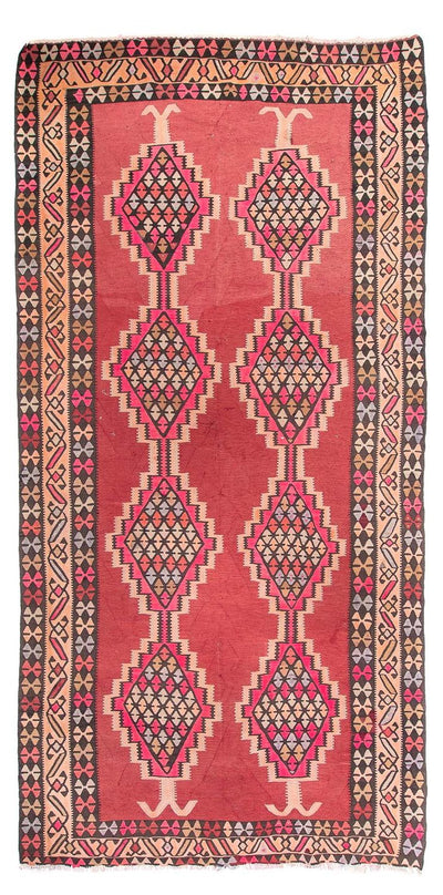 Antikt kilim Tæppe 185x380cm