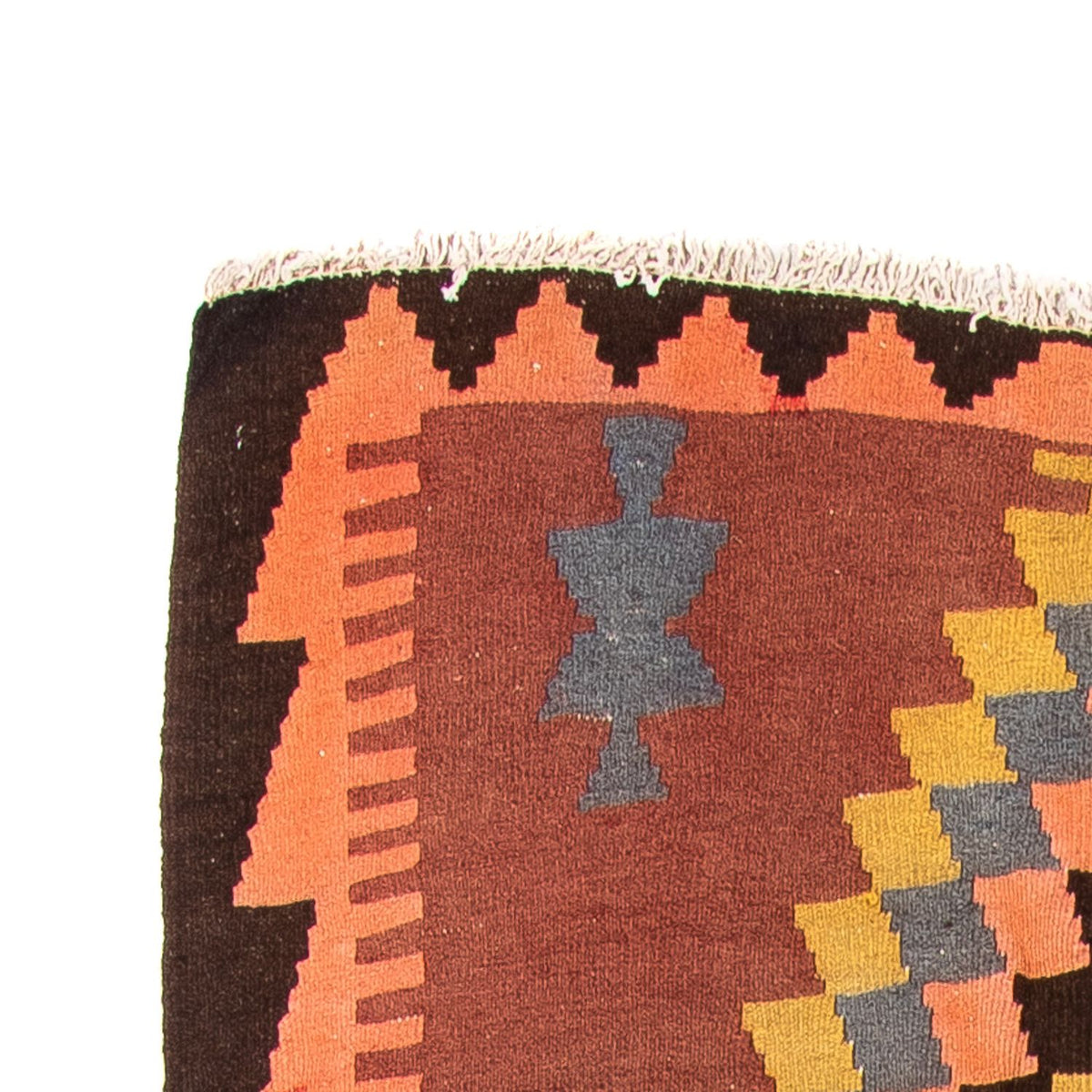 Løber Kelim-tæppe - gammelt - 295 x 115 cm - flerfarvet