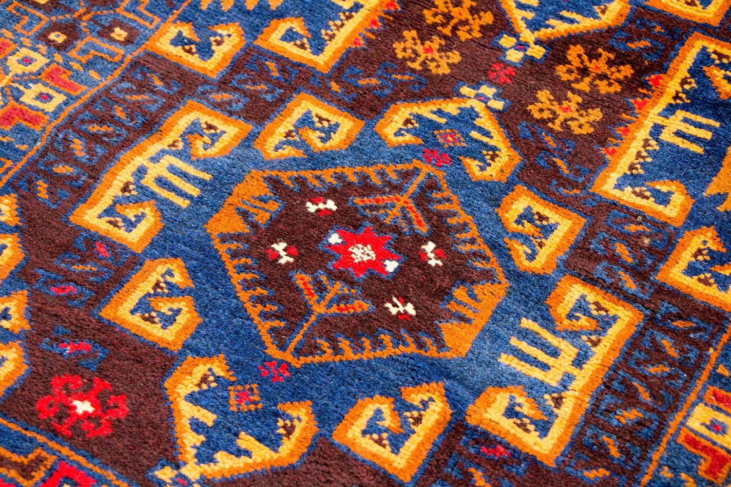 Baluch-tæppe - 123 x 80 cm - flerfarvet