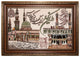 Billede tæppe 87x62cm - Orientalsk tæppe