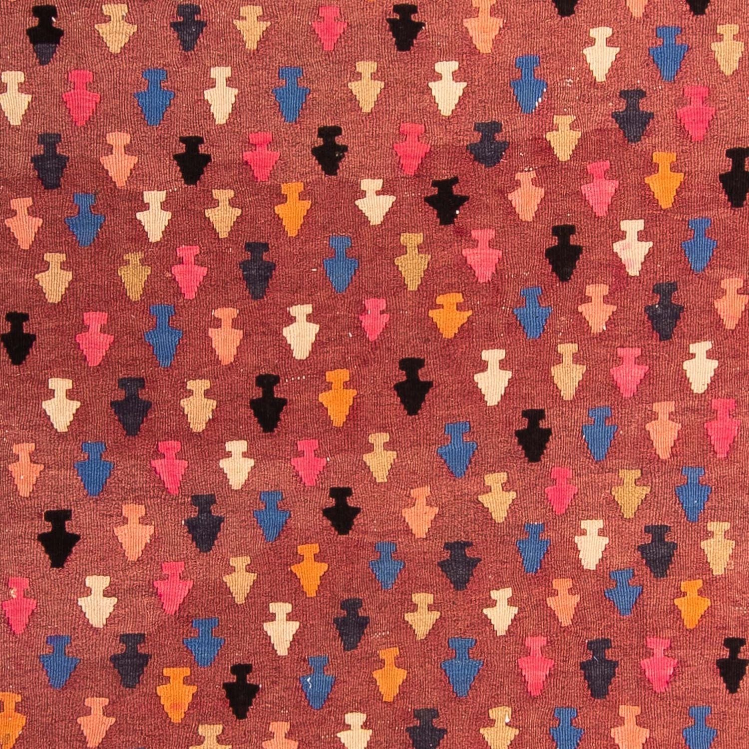 Løber Kelim-tæppe - gammelt - 330 x 145 cm - flerfarvet