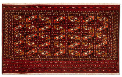 Turkaman-tæppe 67x115cm - Persisk tæppe