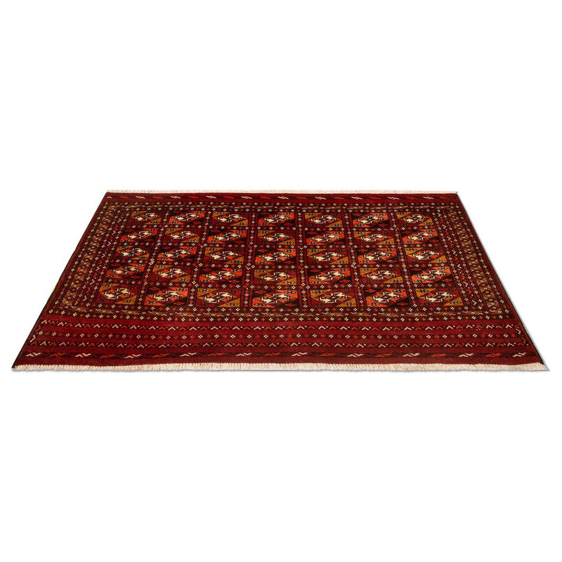Turkaman-tæppe - 115 x 67 cm - rød