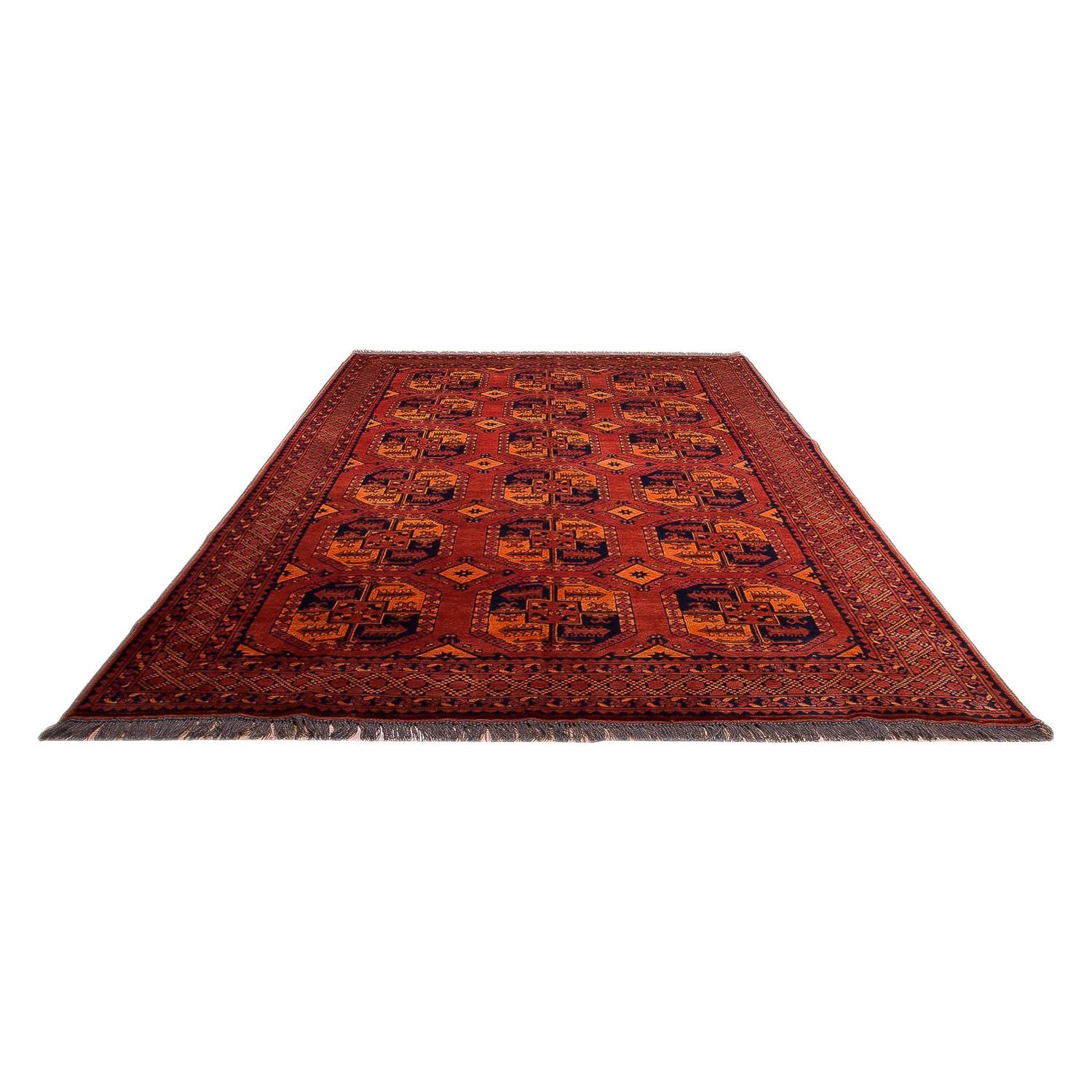 Afghansk tæppe - Kunduz - 300 x 199 cm - rød