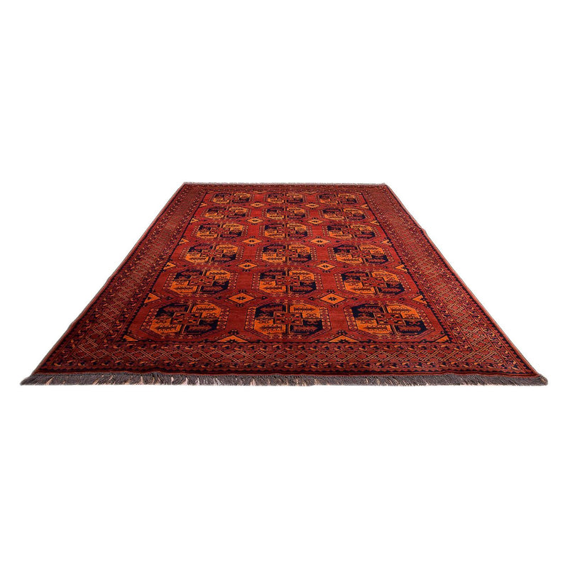 Afghansk tæppe - Kunduz - 300 x 199 cm - rød
