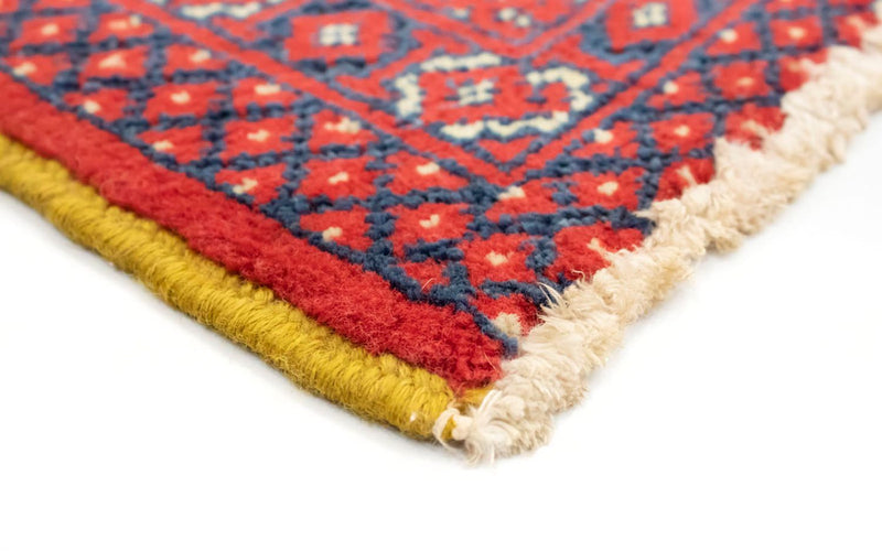 Turkaman-tæppe - 130 x 60 cm - rød