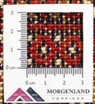 Turkaman-tæppe - 130 x 60 cm - rød