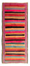 Løber Kelim-tæppe - gammelt - 340 x 140 cm - flerfarvet
