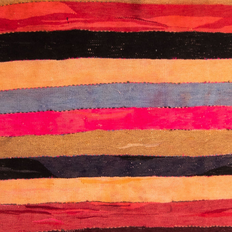 Løber Kelim-tæppe - gammelt - 340 x 140 cm - flerfarvet