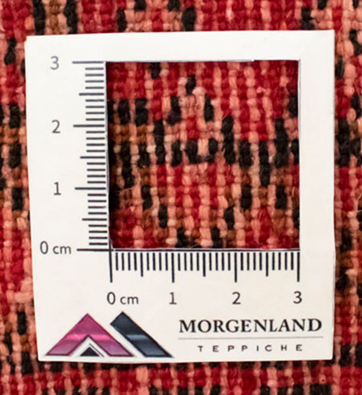 Turkaman-tæppe - 130 x 60 cm - rød