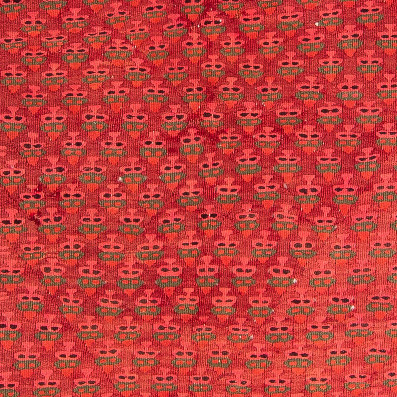 Kelim-tæppe - gammelt - 280 x 145 cm - flerfarvet