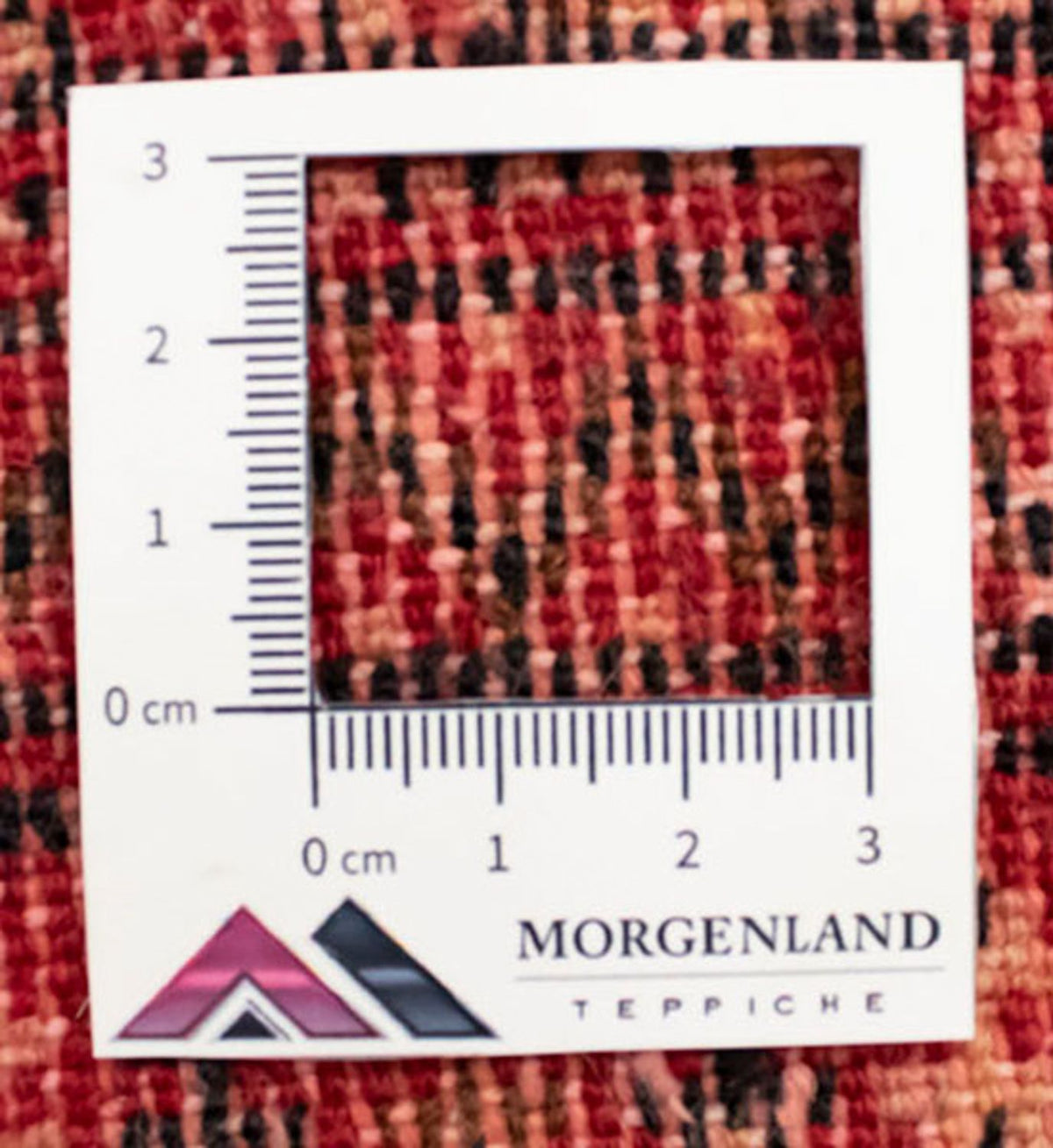 Løber Turkaman-tæppe - 100 x 50 cm - rød