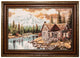 Billede tæppe 85x61cm - Orientalsk tæppe