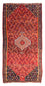 Kelim-tæppe - gammelt - 340 x 170 cm - flerfarvet