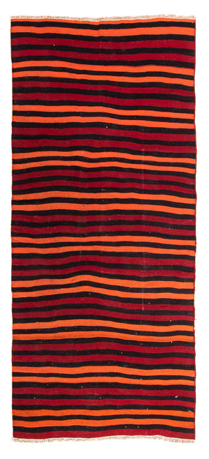 Løber Kelim-tæppe - gammelt - 225 x 100 cm - flerfarvet