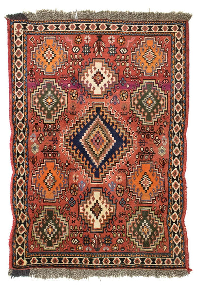 Qashqai Tæppe 100x144cm - Persisk tæppe