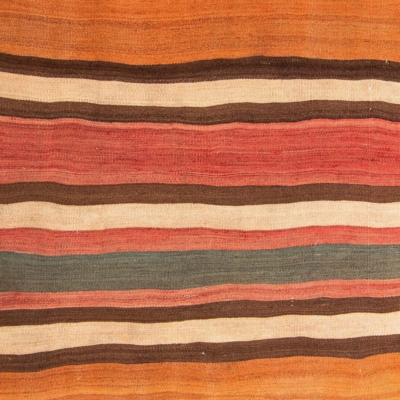 Kelim-tæppe - gammelt - 215 x 170 cm - flerfarvet