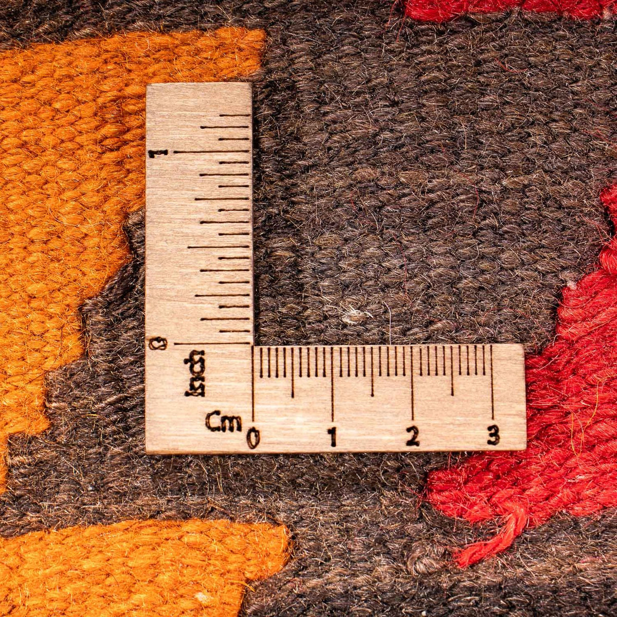 Kelim-tæppe - gammelt - 310 x 165 cm - flerfarvet