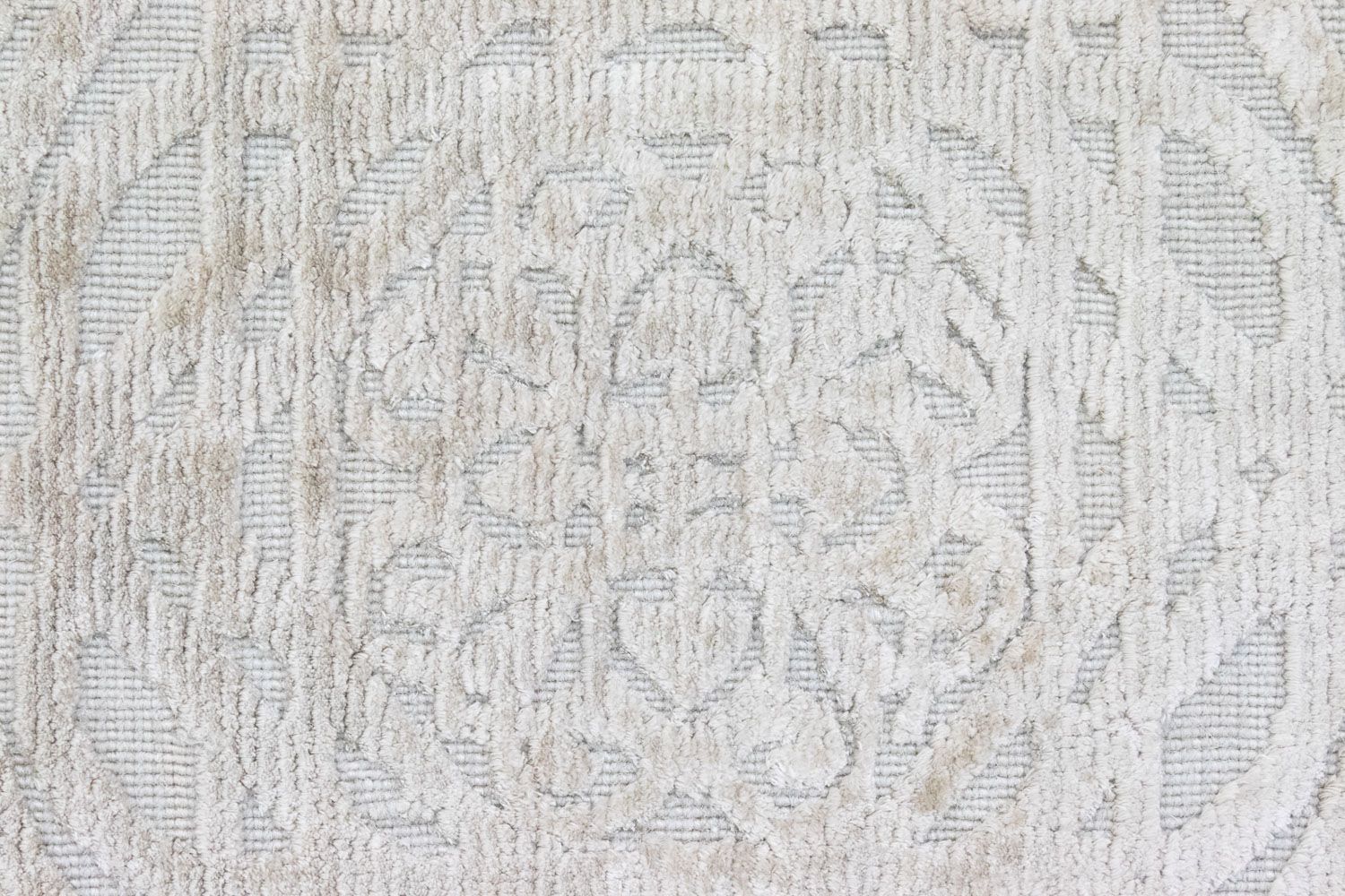 Uldtæppe firkantet  - 67 x 66 cm - beige