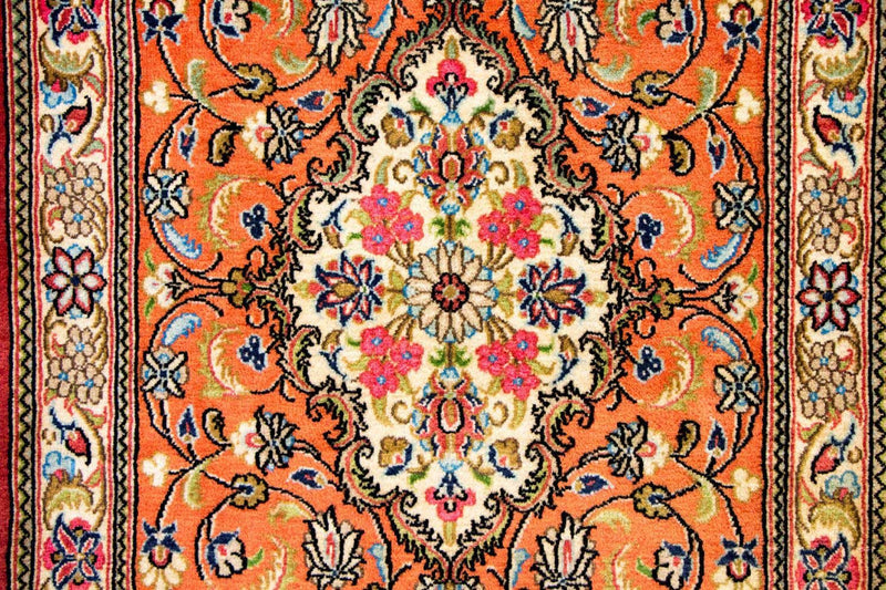 Løber Persisk tæppe - Ghom - 213 x 70 cm - orange