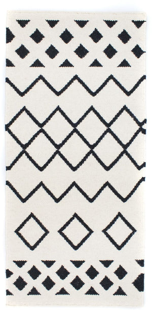 Kelim-tæppe - Trendy - 132 x 63 cm - beige