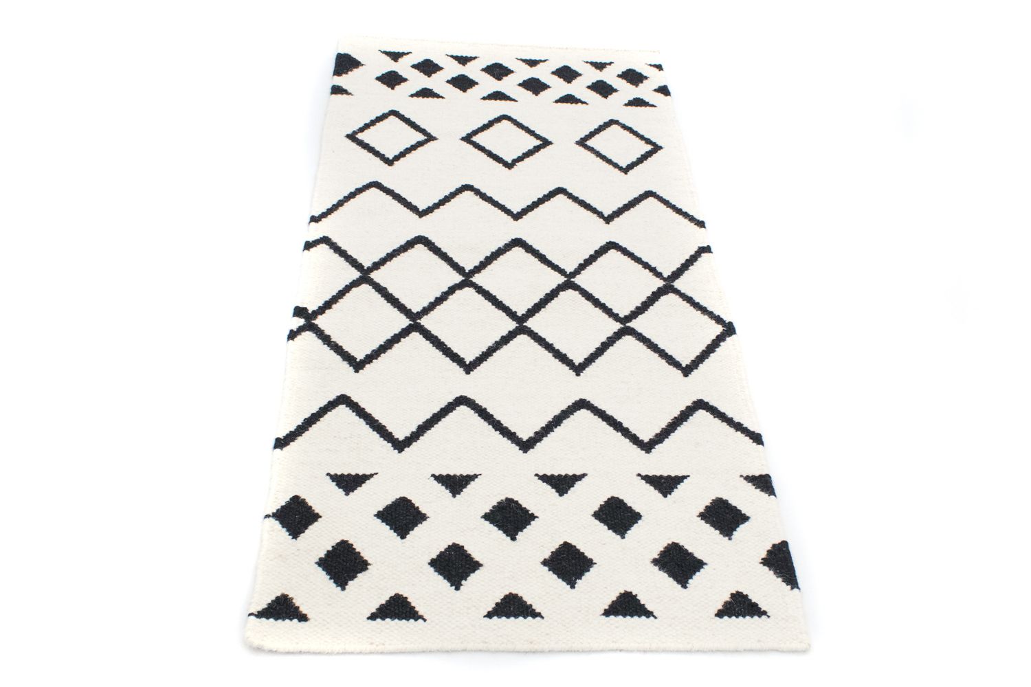Kelim-tæppe - Trendy - 132 x 63 cm - beige