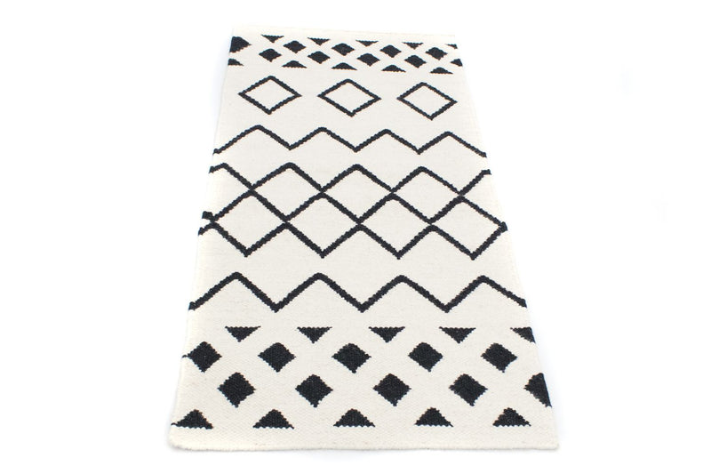 Kelim-tæppe - Trendy - 132 x 63 cm - beige
